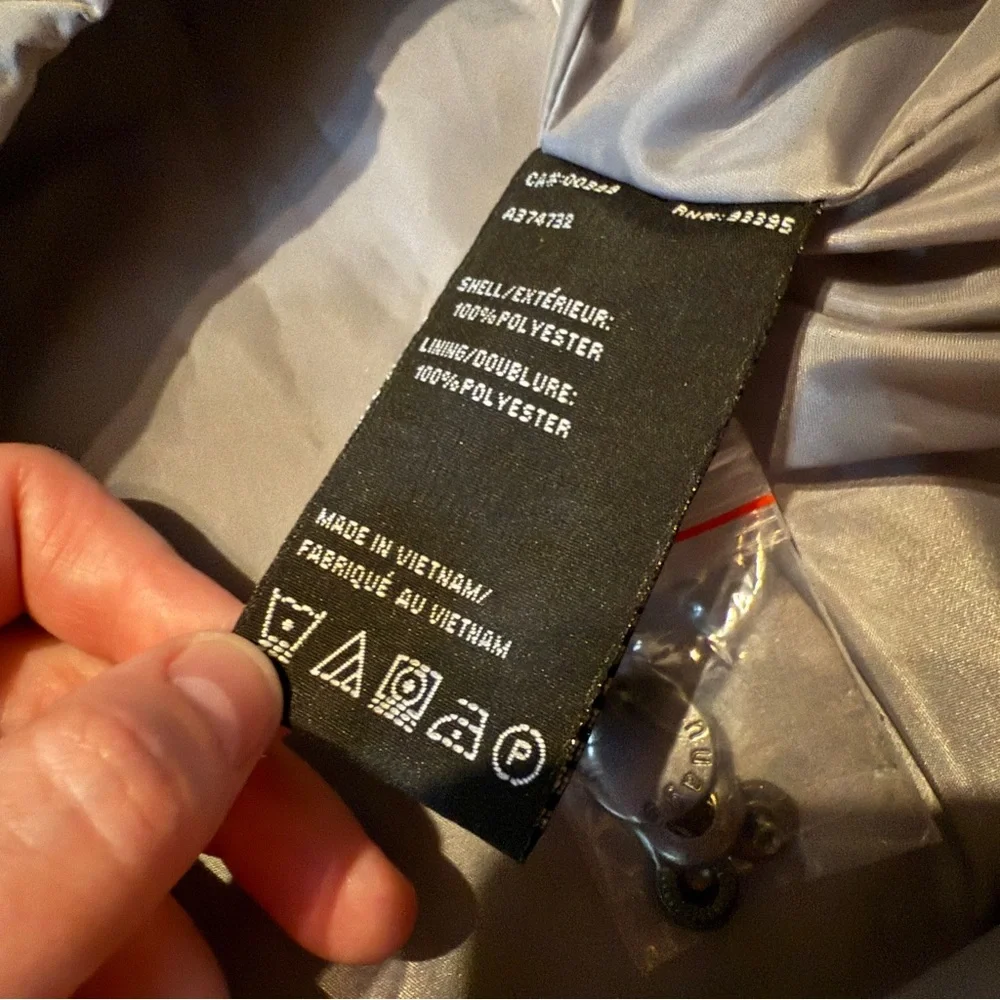 Nuage NWT Invisiprint Waterproof Jacket Women’s‎ Size Medium Gray Hooded - Picture 7 of 9